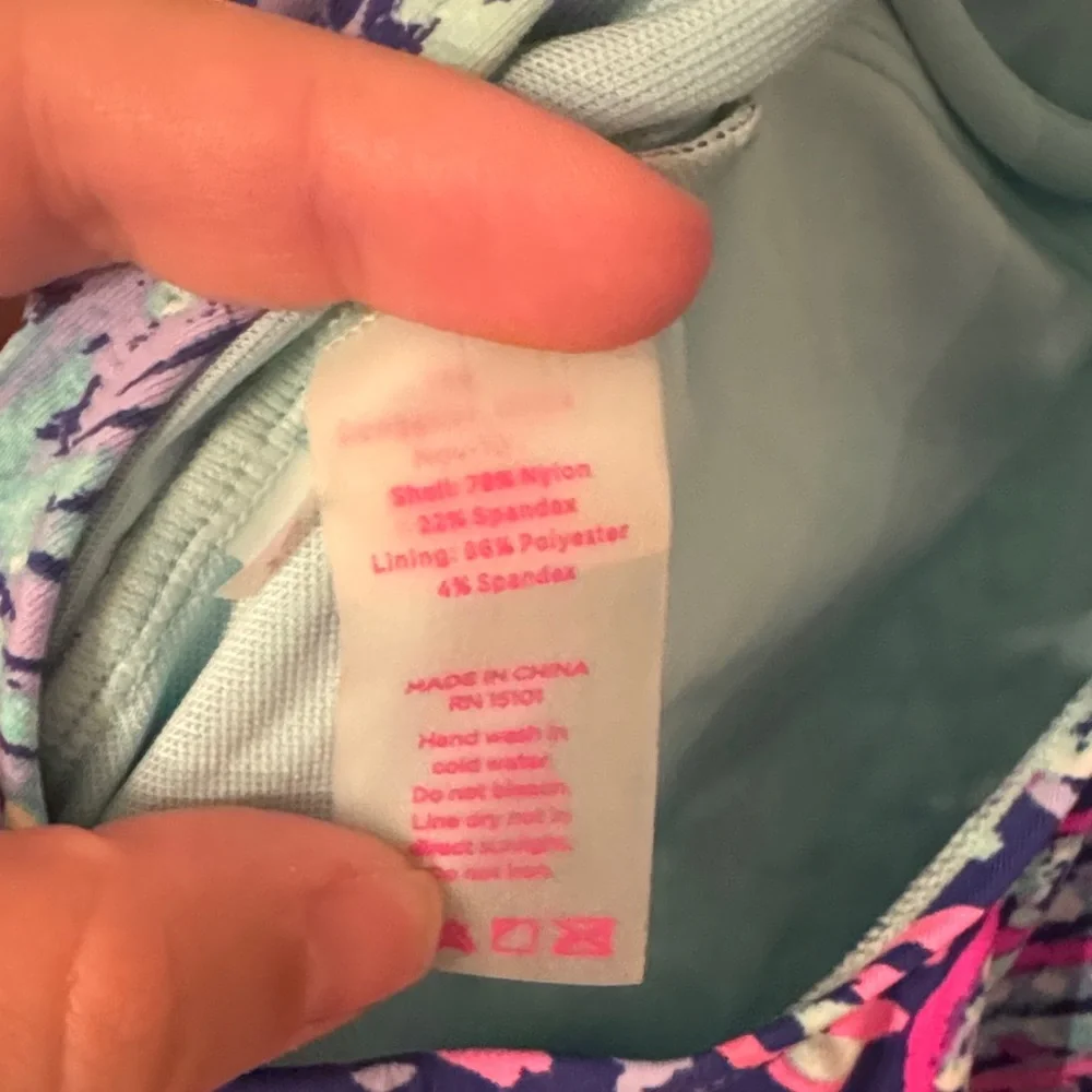 Lilly Pulitzer One Piece Swim - Azalea - Picture 6 of 6